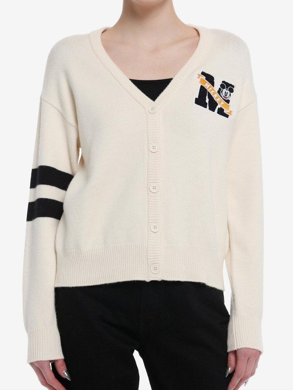 Disney Mickey Mouse Varsity Retro Cardigan XL | Her Universe